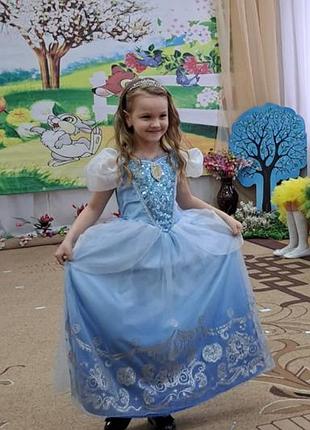 Карнавальний костюм для дівчинки попелюшка, золушка, принцеса, фея