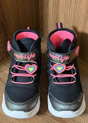 Кросівки для дівчаток skechers heart-lights 6