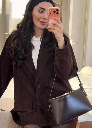 Піджак замша zara
