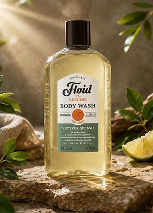 Гель для душа floid body wash vetyver splash мужской гель для тела и волос очищение увлажнение ветивер бергамот кедр