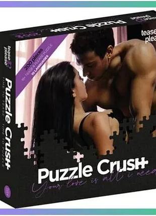 Пазли puzzle crush your love is all i need 200 деталей картонна головоломка для пар ігор для дорослих sku_tanga_vendorcode_для