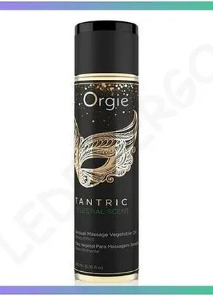 Масло для тантричного масажу orgie tantric "райський аромат" 200 мл олія для масажу з фруктовими нотам sku_tanga_vendorcode_для