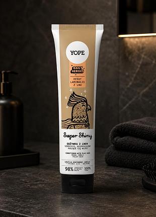 Розгладжувальний кондиціонер для волосся yope daily heroes smooth oriental garden 170 мл для м'якості та блиску волосся shiny