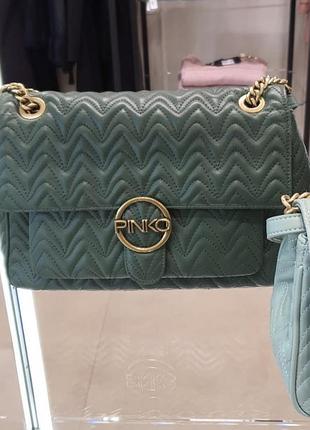 Женская стильная кожаная сумка pinko