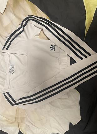 Жіночий спортивний топ adidas білий