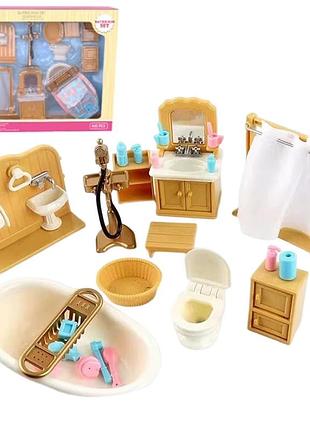 Набор мебели 'ванная комната' (аналог sylvanian families) арт. t 03