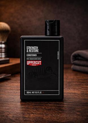 Кондиционер для волос uppercut deluxe strength and restore conditioner 240 мл стильный ежедневный уход за мужскими волосами