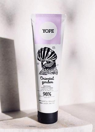 Разглаживающий кондиционер для волос yope daily heroes smooth oriental garden 170 мл для мягкости и блеска волос
