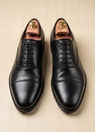 Чоловічі шкіряні туфлі оксфорди prime shoes goodyear welted р. 42
