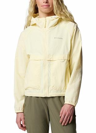 Ветровка женская columbia spire valleyTM windbreaker желтая
