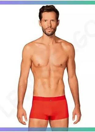 Трусы шорты мужские obsessive boldero s/m красные сексуальные боксеры с сетчатыми элементами для повсе sku_tanga_vendorcode_для