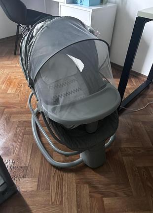 Заколисуючий центр-шезлонг mastela 4 в 1 (8113/8114) сірий