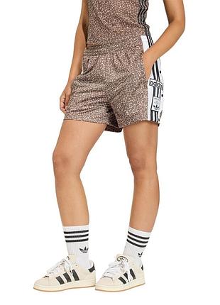 Шорты женские adidas aop adibreak sh бежевые