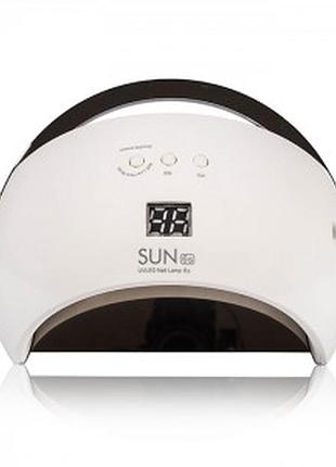 Лампа для манікюру led+uv lamp sun 6s 48w - white