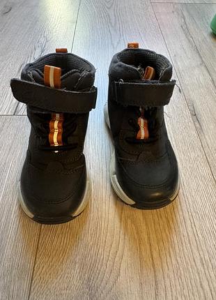 Черевики для хлопчика clarks cub seek k rain boot чорні, розмір 24