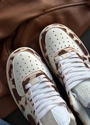 Air force 1 cow print field 7