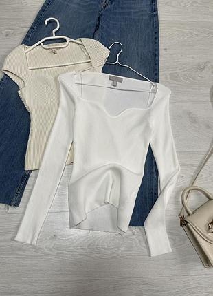 Кофтинка в рубчик h&m