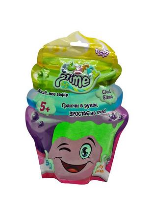 Вязкая масса "fluffy slime" fls-02-01u упаковка 500 мл зеленый