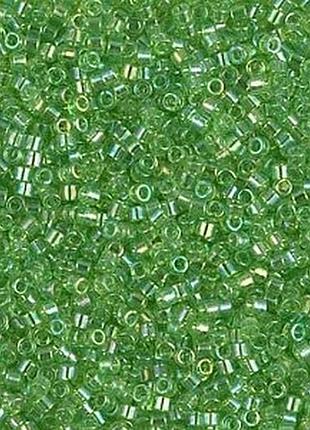 Db-1246 бисер miyuki delica beads 11/0 (блестящий салатовый)