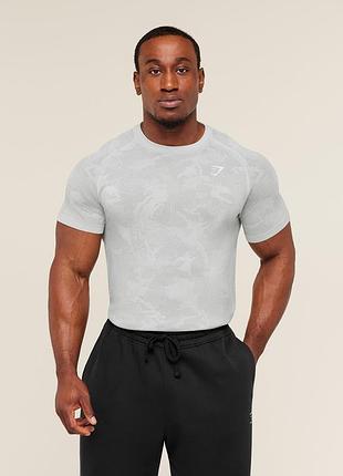 Чоловіча футболка gymshark/спортивная мужская футболка/