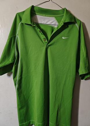 Мужская спортивная футболка поло nike golf dri-fit (m) оригинал