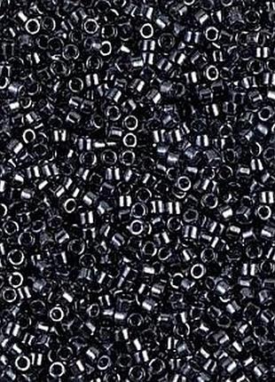 Db-10 бісер miyuki delica beads 11/0 (натуральний чорний)