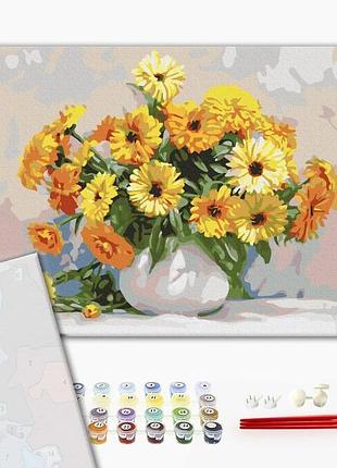 Brushme premium картина по номерам поэтика цветов. игорь бузин, 40×50 см, 40x50 см