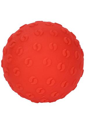 Мяч массажный текстурный ms 4812(red) диаметр 6 см, прыгун, 145 грамм