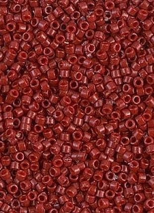 Db-2119 бисер miyuki duracoat delica beads 11/0 (натуральный бордовый)