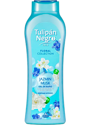 Гель для душа парфюмированный tulipan negro floral жасминовый мускус, 650 мл, 650 мл