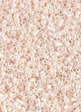 Db-1530-1 бисер miyuki delica beads 11/0 (жемчужный розово-персиковый бледный)