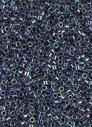 Db-86 бисер miyuki delica beads 11/0 (блестящий радужный серый)