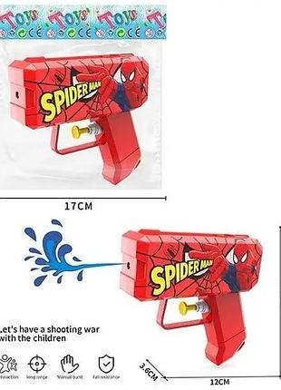Водяной пистолет spider man красный 12×11.5 см
