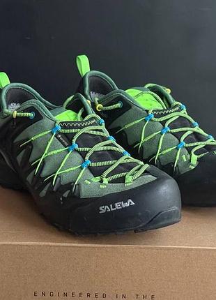 Черевики чоловічі salewa ms wildfire edge gtx зелені 45 розмір 29.5 см
