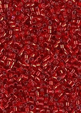 Db-602 бисер miyuki delica beads 11/0 (блестящий красный)