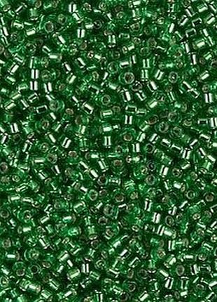 Db-46 бисер miyuki delica beads 11/0 (блестящий зеленый)