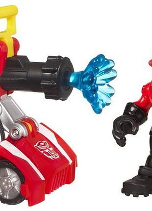 Коди с пожарной мини-машиной "спасательские боты" - cody&hose, rescue bots, hasbro