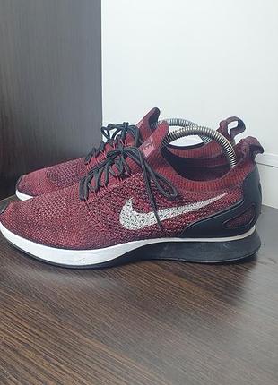 Кросівки nike air zoom mariah flyknit racer "burgundy"(оригінал)