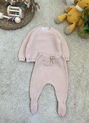Вʼязаний комплект zara
