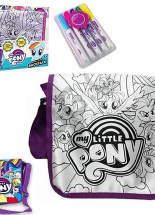 Сумка-розмальовка "my little pony" арт. jx 20355 p