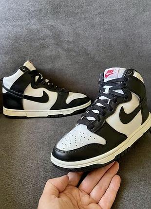 Кроссовки nike dunk high "panda" панда(w)р.38 (24 см)
