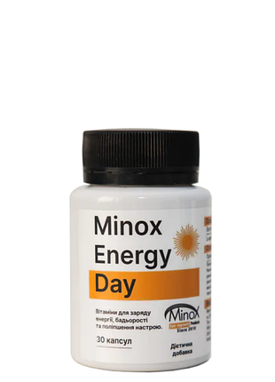 Витамины для энергии и фокуса minox energy day капсулы от усталости повышение энергии концентрация антистресс