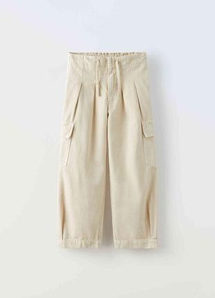 Zara! 116 рр. брюки карго 3