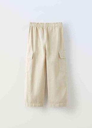 Zara! 116 рр. брюки карго 4