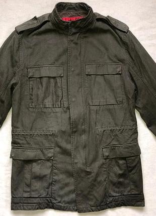 Hugo boss куртка в стилі мілітарі m-65 (л→м)