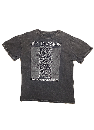 Футболка чоловіча joy division unknown pleasures сіра