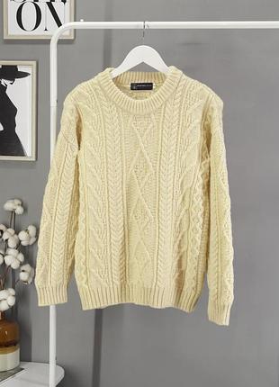 Свитер из 100% натуральной британской шерсти высокого качества "jm cooper knitwear". размер s.