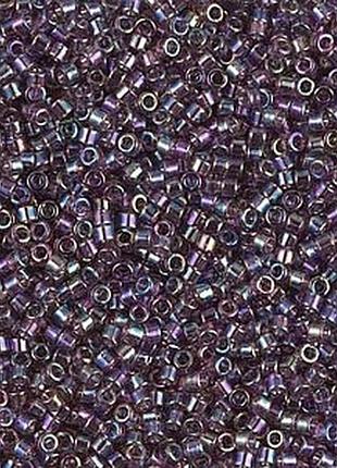 Db-1244 бисер miyuki delica beads 11/0 (блестящий сиреневый радужный)