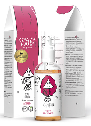 Лосьйон для шкіри голови та волосся hiskin crazy hair з ароматом лаванди, 100мл, 100 мл