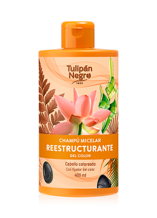 Шампунь мицеллярный реструктурирующий tulipan negro, 400мл, 400 мл